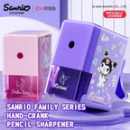 Sanrio Pencil Sharpener Fast Sharpening Easy to Use for Kids Students School Office Stationery Cute Anime Merch Kawaii Gift