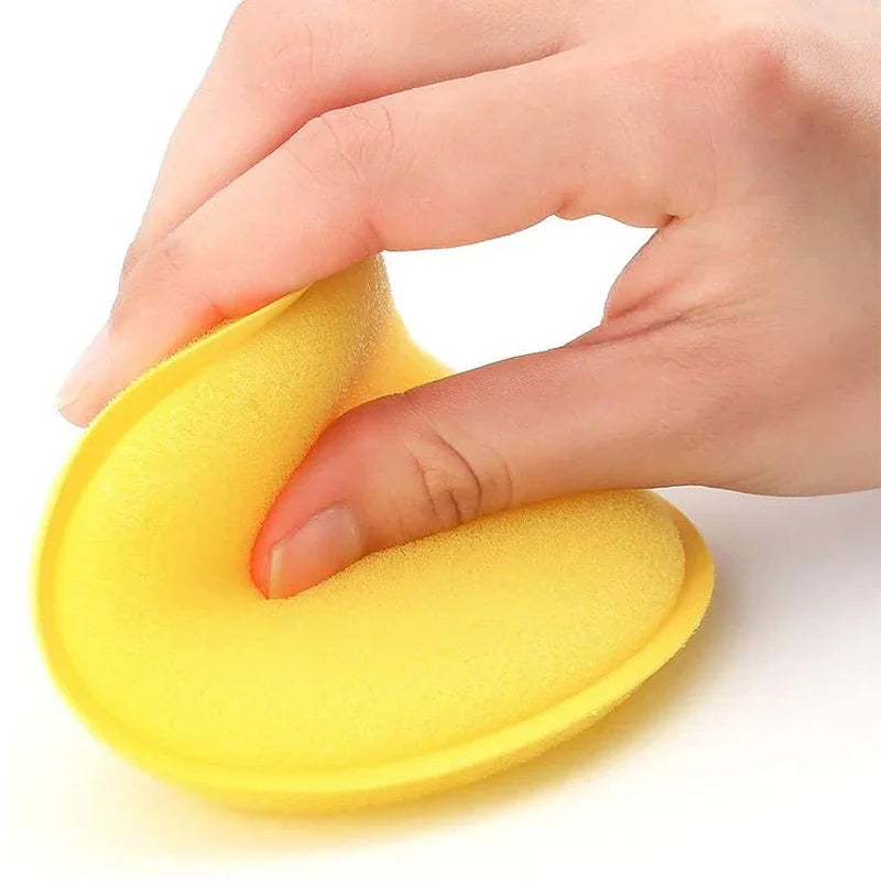 12Pcs Round Car Waxing Polish Wax Foam Sponge High Density Applicator Pads Cleaning Sponge Auto Detail Washing Car Cleaning Tool