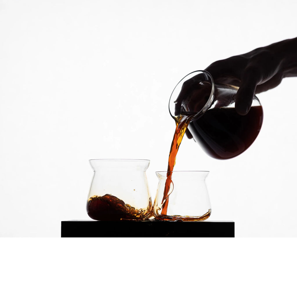 175ml 275ml Hand-Poured Coffee Sensory Smell Taste Cup Heat-Resistant Glass Sharing Jug Transparent European Style Texture De...