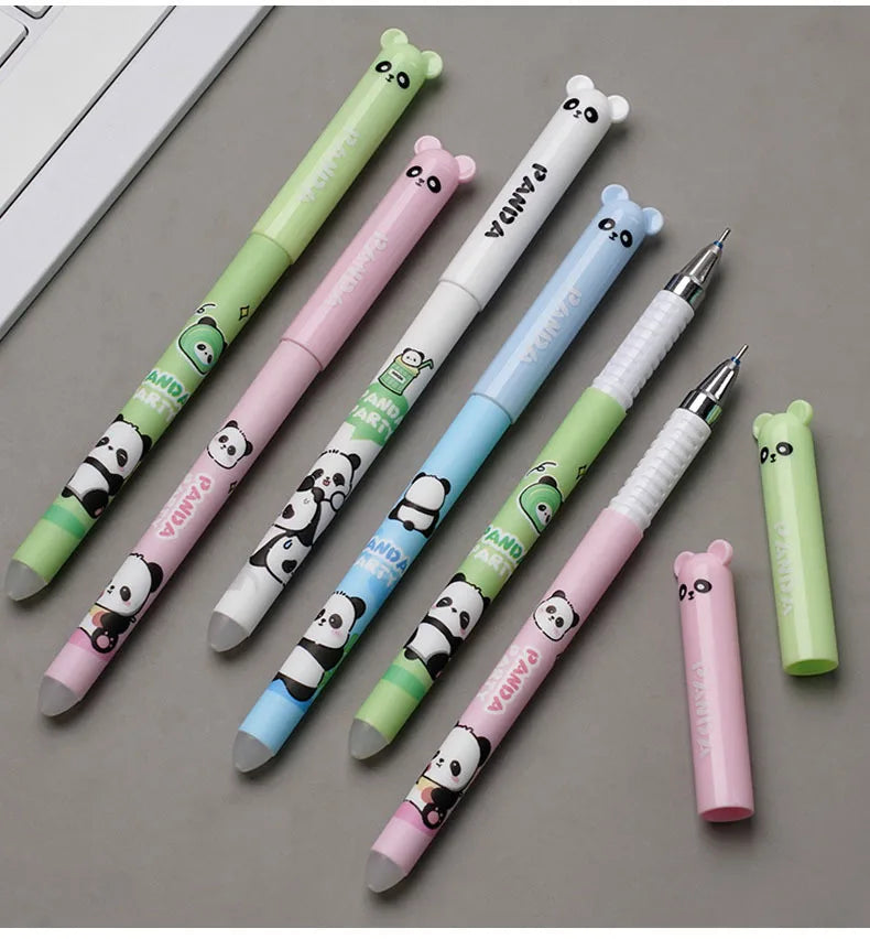 4 Pieces Lytwtw's Cartoon Cute Kawaii Capybara Unicorn Erasable Pen Creative School Office Gel Pens Suppliies Stationery