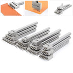 3PCS Leather Punching Die Set Manual Hole Punch Tool Multi Round Punch for Leather Crafting DIY Leather Working Handmade Tools