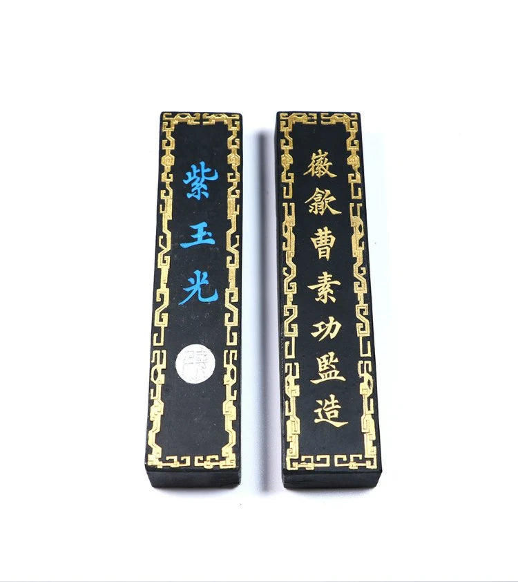 High End Chinese Shanghai Ink Ingot Calligraphy Painting Oil Soot Ink Blocks Chinese Calligraphy Brush Oil Smoke Ink Stick Stone