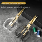 High Precision Office Scissors,Sharp Stainless Steel Blades with PP Plastic Handle for Smooth Cutting,Perfect for School、Office