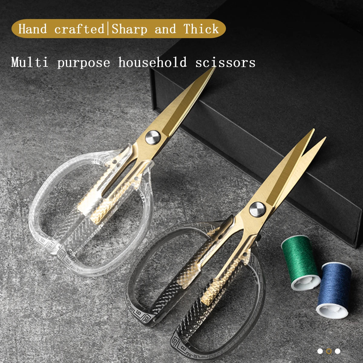 High Precision Office Scissors,Sharp Stainless Steel Blades with PP Plastic Handle for Smooth Cutting,Perfect for School、Office