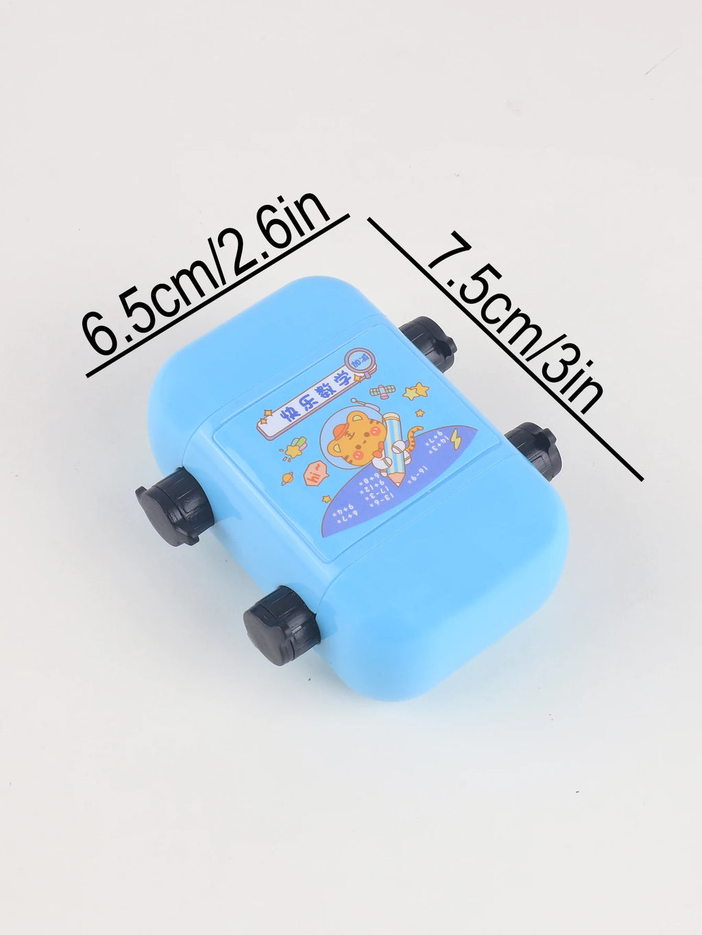 1 Two-in-one Double Roller Random Multiplication Stamp, Student Practice Math Calculation Question Builder Roller Stamp
