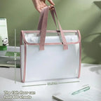 A4 Portable Accordion File Organizer, 13 Pocket Expanding Document Folder for Business School Office Student Supplies