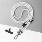 150CM Length Phone Lanyard Adjustable Detachable Neck Cord Outdoor Universal Crossbody Strap Card Clip for Mobile Phone Case