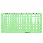 Jewelry Design Template Diamond Gemstone Drafting Ruler Kit Formwork Rulers Professional Designer Tools Supplies T-777-1 T-777-2