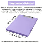 Portable A4 Nursing Clip File Plastic File Box Clipboard with Storage File Box Organizer Folder