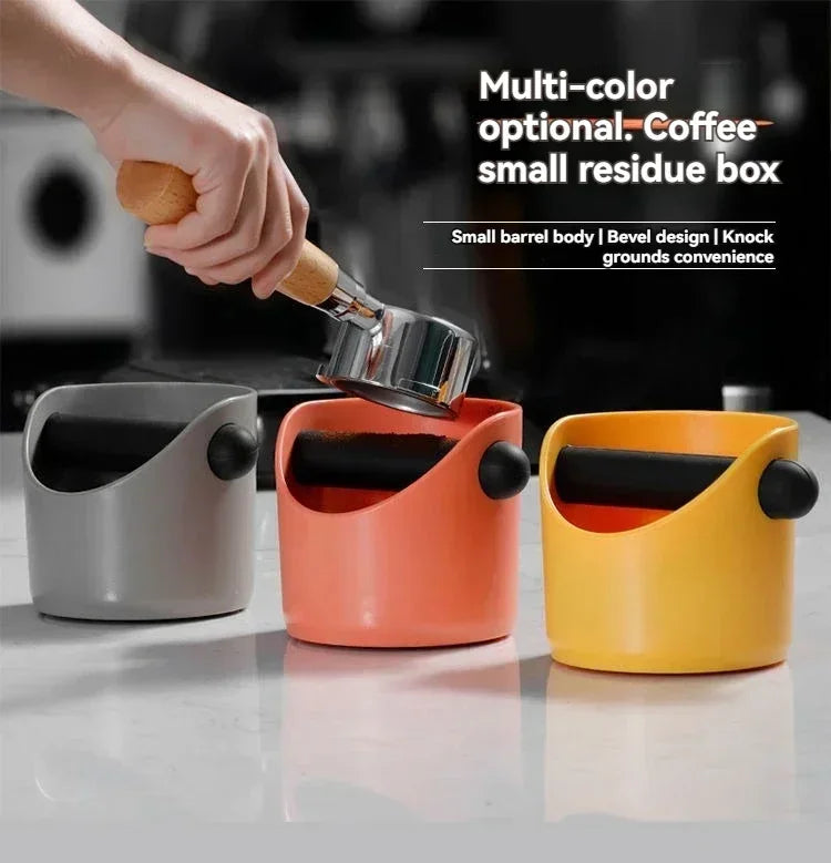 Coffee Grounds Waste Bucket Knock Box For Espresso Machine Handle Coffee Dregs Container Powder Recycling Bin Home Cafe Barista