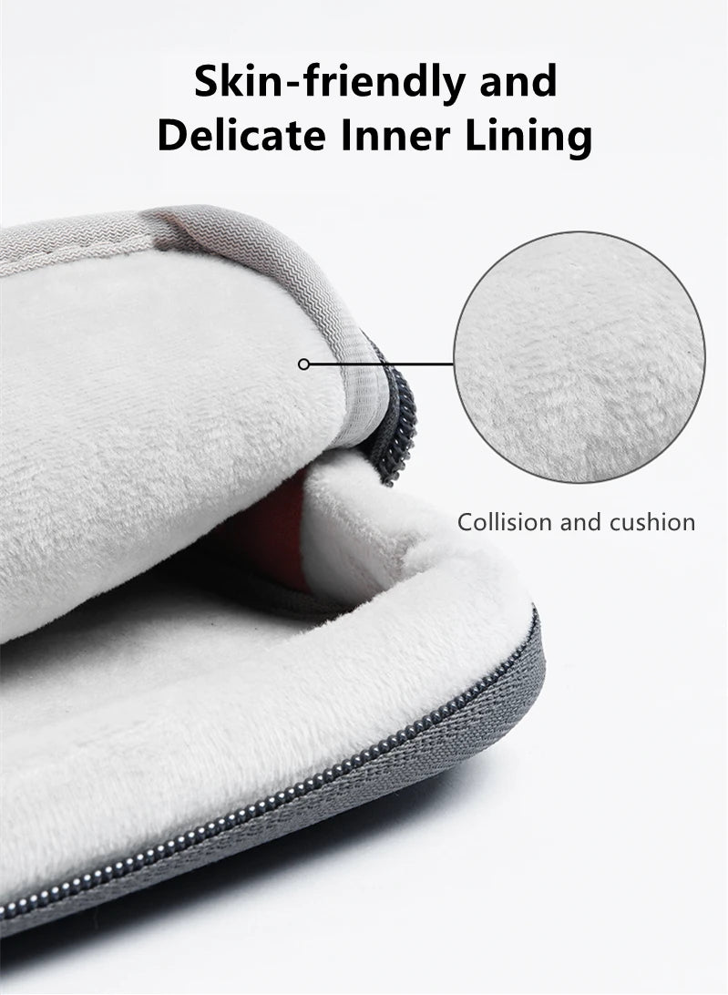 Multi-pockets Laptop Sleeve for MacBook Air 15.3 2024 Laptop Bag for MacBook Pro 14 M5 Shocproof Notebook Bag for Dell/Xiaomi 16