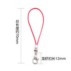 20/100Pcs Lobster Clasp Lanyard Strap Cord Mobile Phone Lanyard Polyester Key Chain Cords Charms Keyring For DIY Jewelry Making