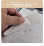 10PCS A4A5A6 Exam Mesh Zipper Bag Student Office Simple Large Capacity Transparent Document Bags