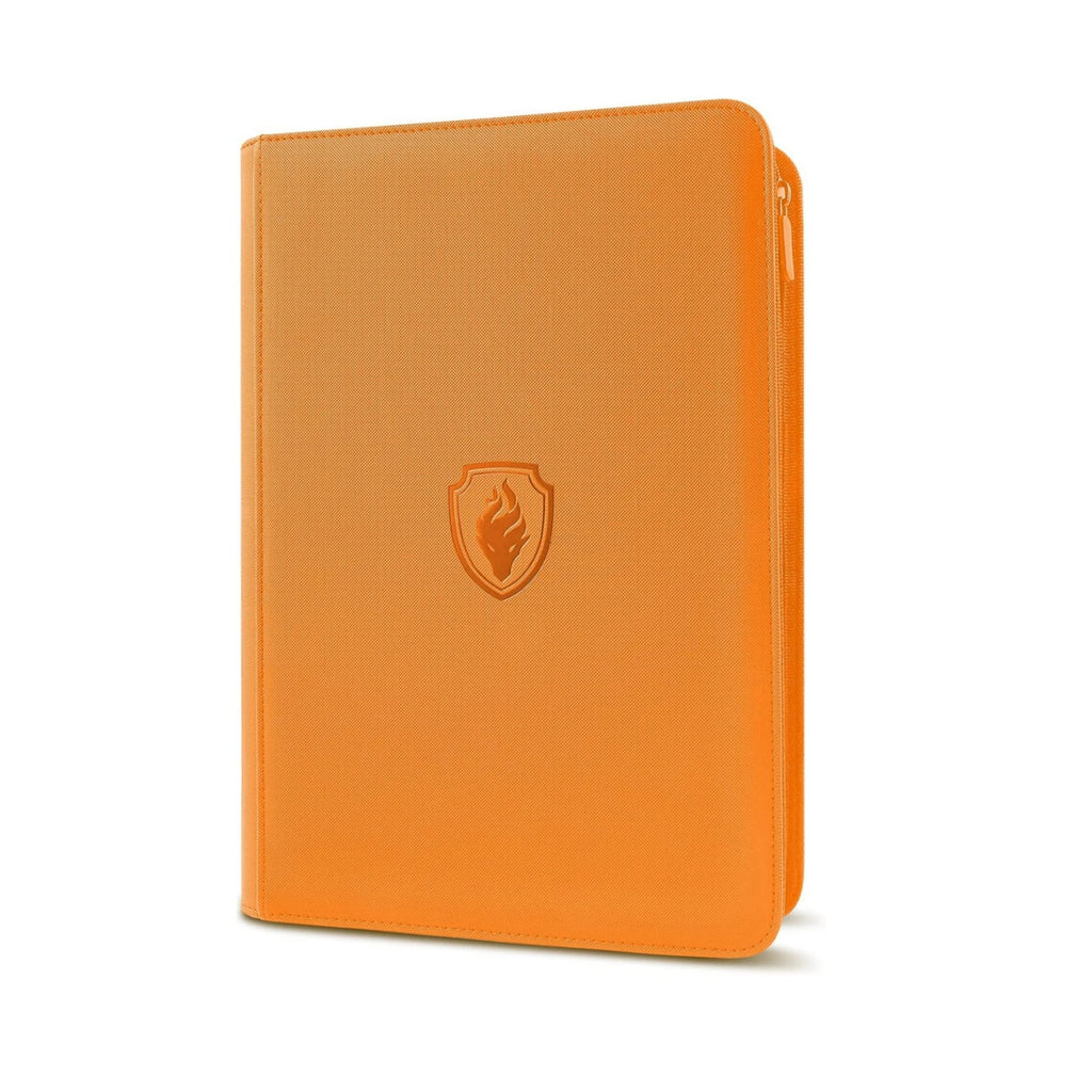 9 Pocket Zipper Card Binder, 360 Trading Card Holder Book, Premium PU Cover Zip Binder for Cards, Durable Side Loading Card