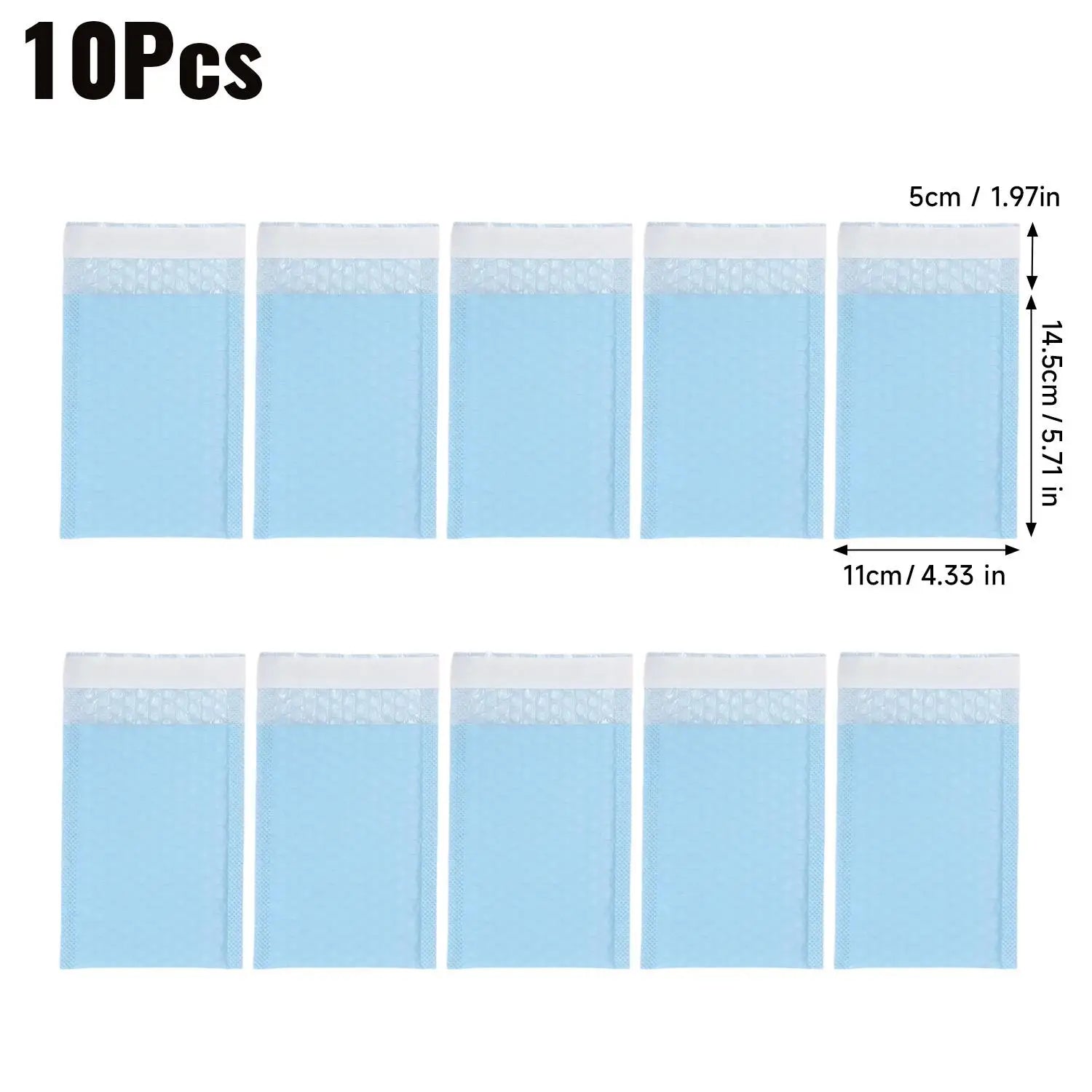 10-100pcs Bubble Mailers Durable PE Material Waterproof & Shockproof Ideal for Small Gifts & Jewelry Packaging