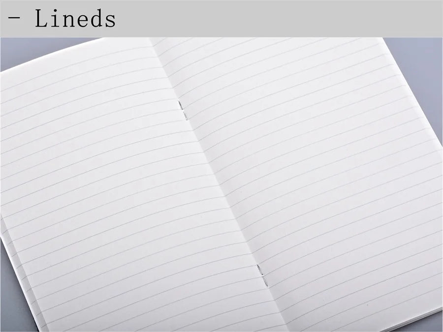 5pcs/lot Replace Note Books 100GSM Journal Inner Paper 4 Sizes 64 Pages Inserts Blank Grid Lineds A5 Notebooks Back to School