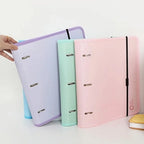 1pc Multi-Function 3 Hole Loose Leaf Folder, Binder Design Storage Book, Large Capacity Document Booklet