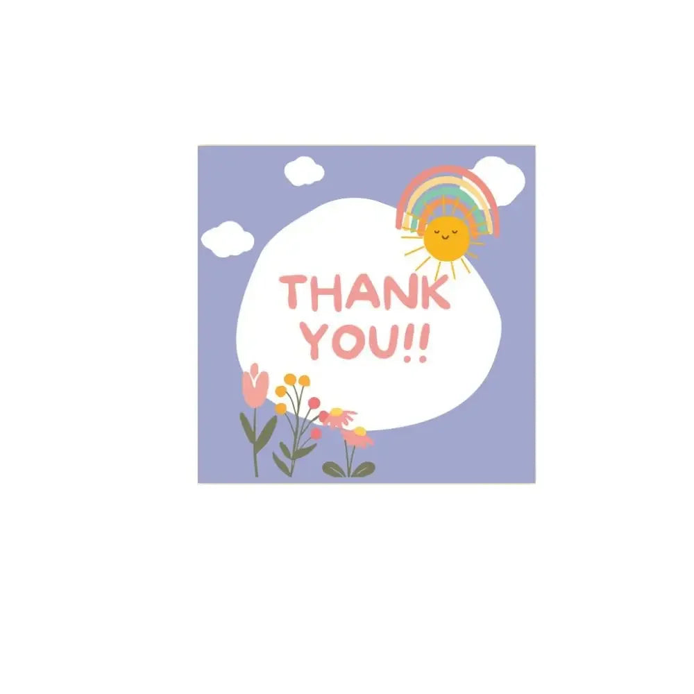 50 Pcs Thank You For Supporting My Small Business Reflective Laser Appreciate Cards Greeting Postcard For Online Retail Shopping