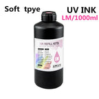 UV Hard Ink 1000ML UV Ink For Epson XP600 TX800 XP-600 L800 L805 L1800 R290 R300 1390 1400 1410 1430 DX5 DX7 DX10 UV Printer