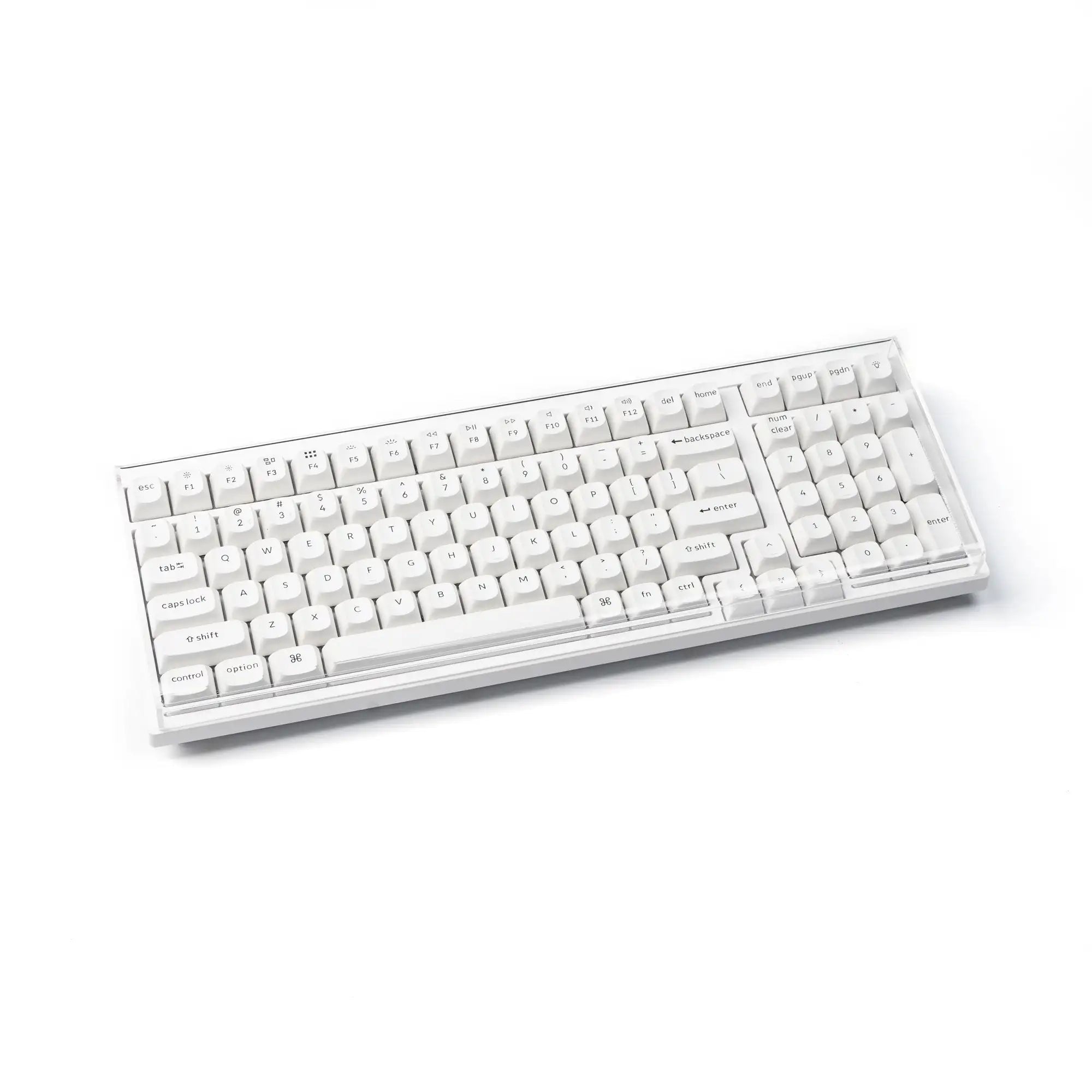Acrylic Mechanical Keyboard Dust Cover for Keychron Custom Keyboard Waterproof Prevent Pet Treading
