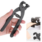 17cm Handheld Carbon Steel Silent Pliers 4mm Leather Craft Punch Sewing Tool For Leather Crafts / DIY Sewing Projects