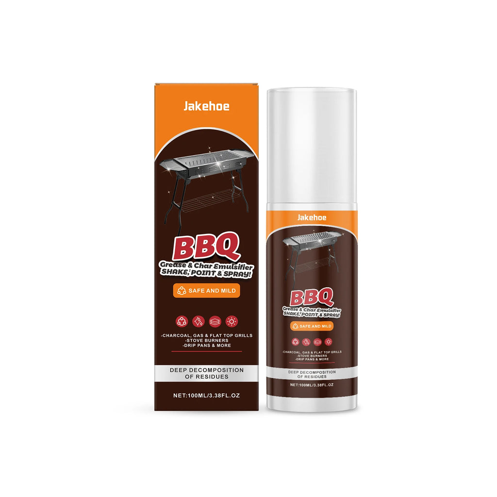 BBQ Grill Cleaner Spray Grease & Char Remover Spray for Grill Oven Pan Heavy Duty Degreaser for Outdoor & Kitchen Cleaning