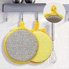 Heavy Duty Scrub Sponges, Double Sided Dish Washing Sponges, Absorbent Kitchen Cleaning Sponges For Pots, Pans, Stove Tops, Sinks, Ovens, Grill And Multi-Surface Household Stain Cleaning