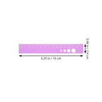 4Pcs Metal Ruler Set Aluminum Alloy Geometry Math Drawing Measuring Stationery Kit for Students School Office Use