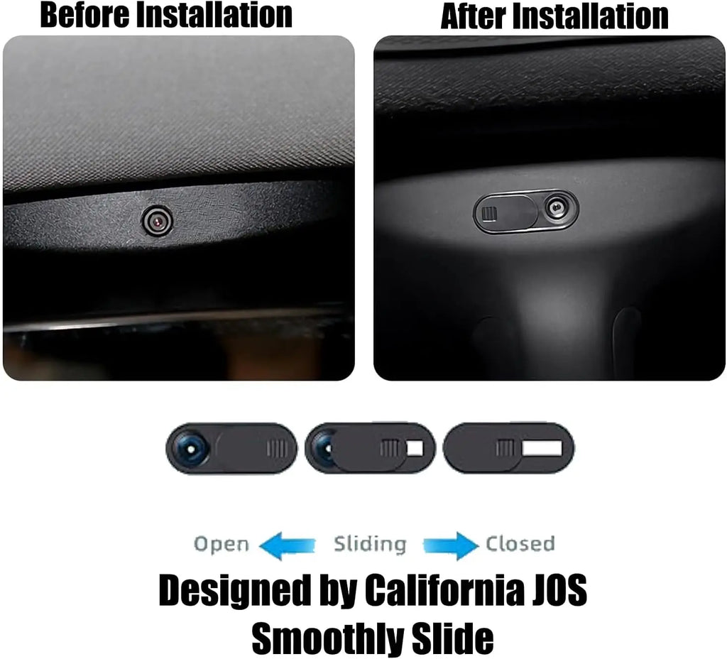 Ultra Thin Slide Webcam Cover for iPad Tablet Laptop Slide Sticker Privacy Protector for Tesla Model 3 Y Interior Cabin Camera
