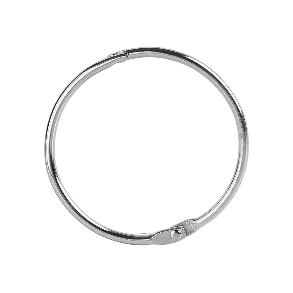 1-10PCS Binder Rings Loose Leaf Metal Book Ring Album Scrapbook Binders Craft Photo Organizer Keychain For Home Office