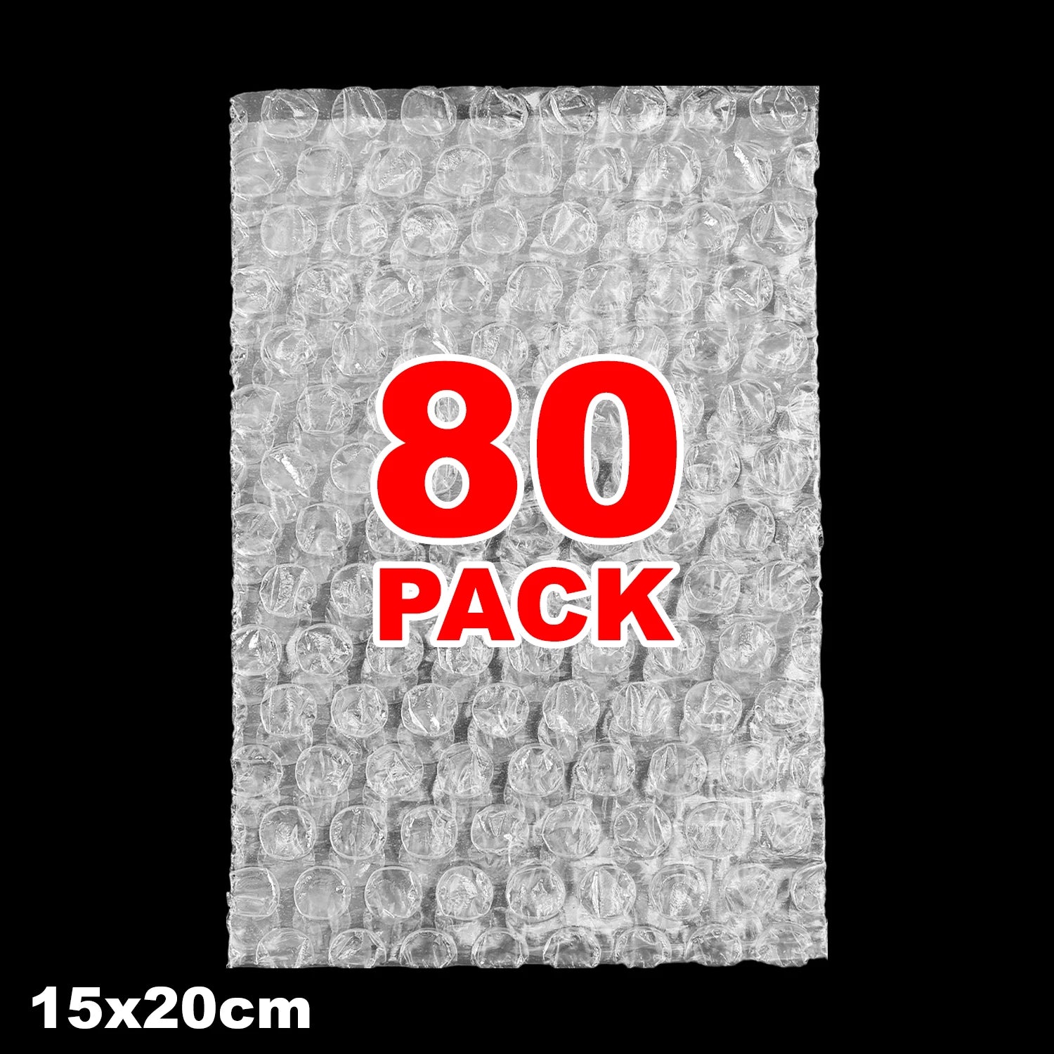 20/60/100PCS Bubble Cushion Wrap Bags Bulk Transparent Double Wall Bubble Wrap Pouches Shockproof Clear Shipping Packing Bags