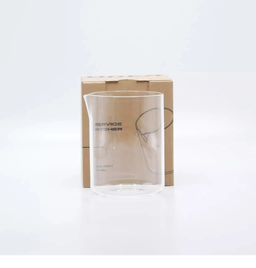 175ml 275ml Hand-Poured Coffee Sensory Smell Taste Cup Heat-Resistant Glass Sharing Jug Transparent European Style Texture De...