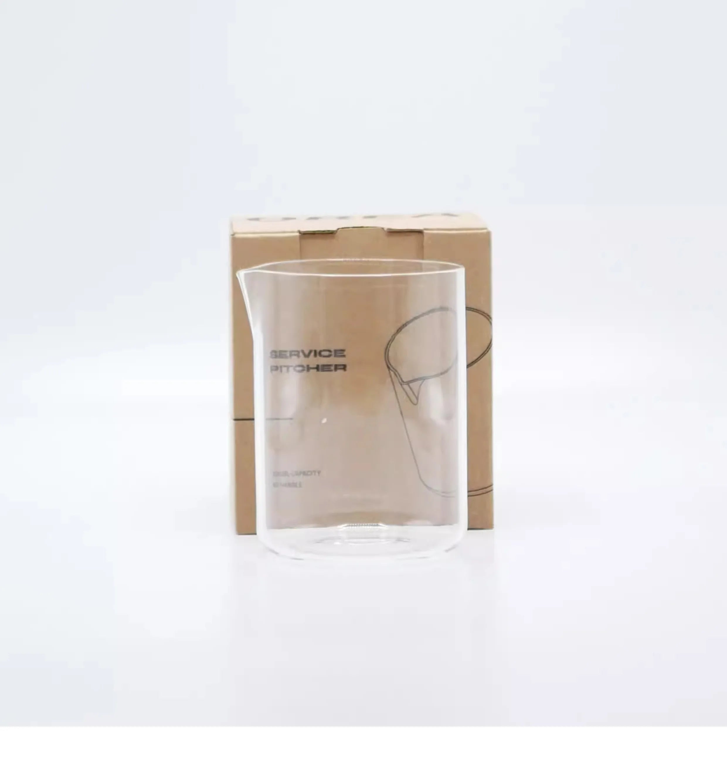 175ml 275ml Hand-Poured Coffee Sensory Smell Taste Cup Heat-Resistant Glass Sharing Jug Transparent European Style Texture De...