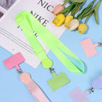 Neck Strap Lanyard for Mobile Phone Rope Anti-lost Keys Mobile Phone Straps Holder Neck Strap Hang Rope Lanyard Patch Card