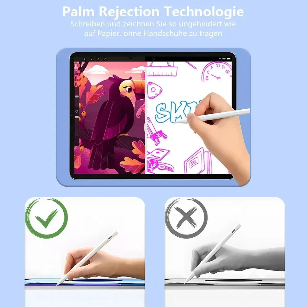 Stylus Pen for Apple Pencil LED Power Indicators Palm Rejection Touch Pencil for IPad From 2018 to 2025 Years