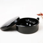 Traditional Inkstone for Natural Chinese Duan Stone Grinding with Cover Sumi Ink Holder Japanese Tool