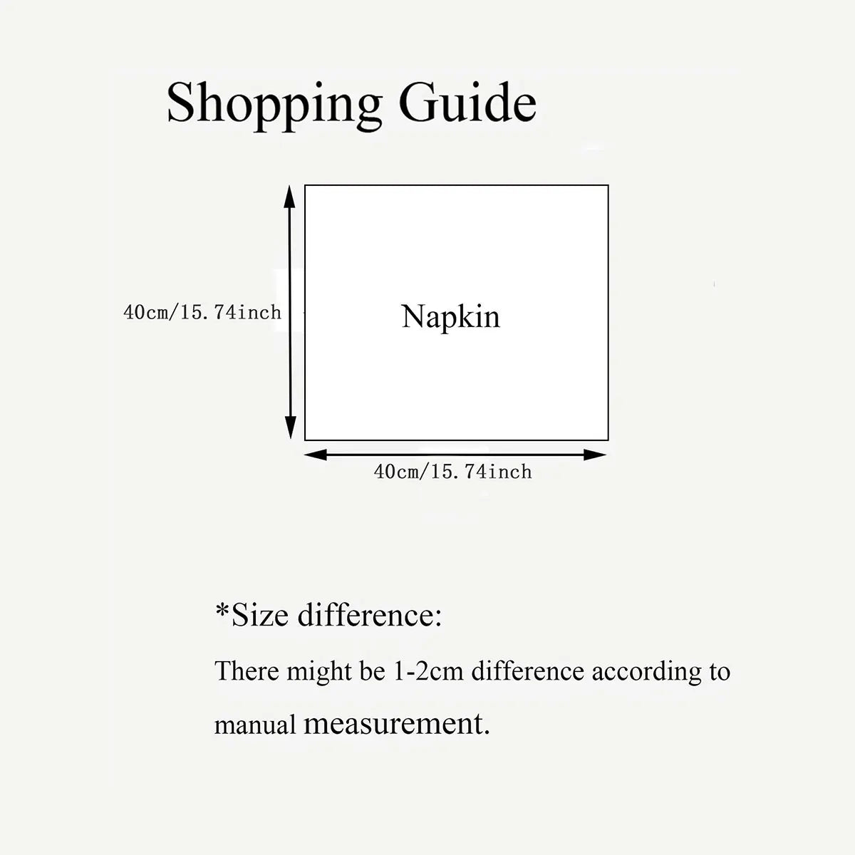 Set Of 6 40x40cm Table Cloth Napkins Durable Polyester Thicken Placemat Reusable for Kitchen Dining  Wedding Decoration