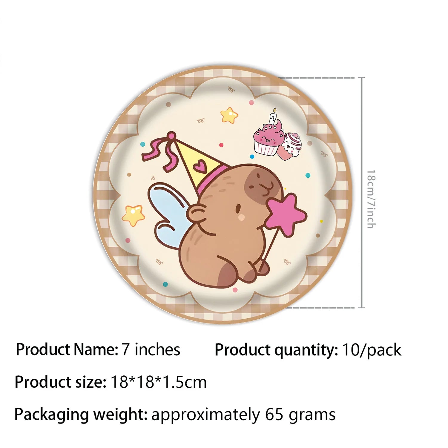 Capybara Party Theme Decoration Capybara Birthday Napkins Tablecloth Cup Plate Baby Shower Capybara Birthday Girl Party Favor
