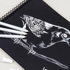 1Pc Sakura Gelly Roll Gel Pen White Color 0.5/0.8 /1.0mm High Light Marke Pen Black Cardboard Art Painting Pen White Line Pens