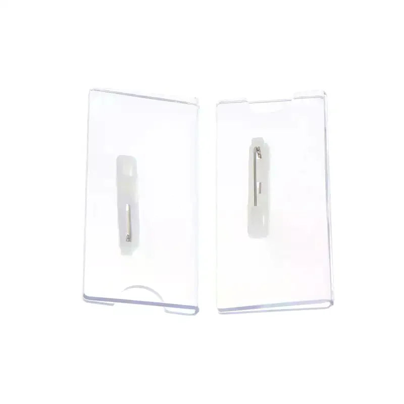 10/20/30Pcs Name Tag Blank Name Badges, Acrylic Material, Pin & Magnet Backing, Ideal for Conferences, Events, Office, Reusable