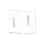 10/20/30Pcs Name Tag Blank Name Badges, Acrylic Material, Pin & Magnet Backing, Ideal for Conferences, Events, Office, Reusable