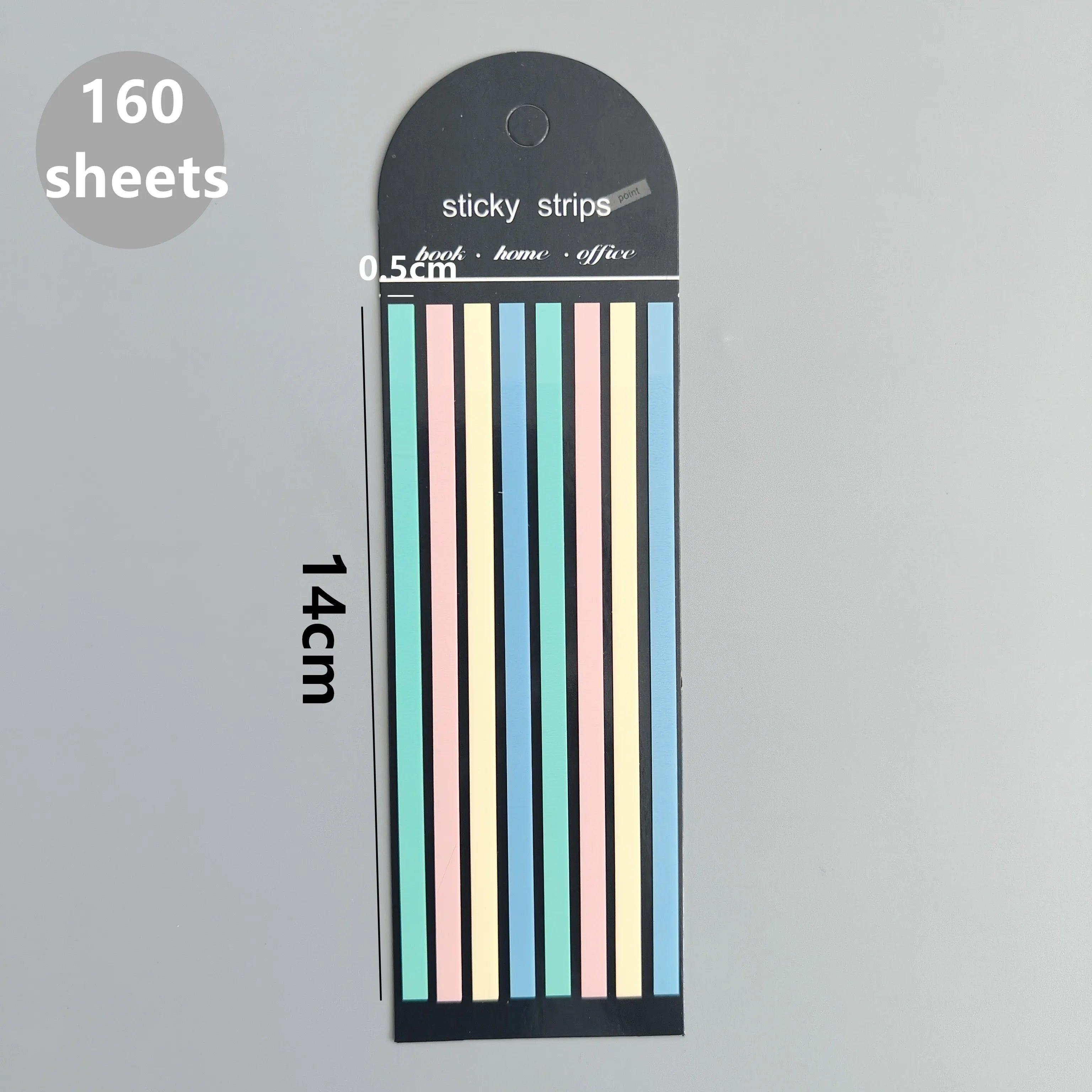 160 Sheets Transparent Sticky Notes Self-Adhesive Reading Annotation for Books Notepad Bookmarks  Memo Pad Index Tabs