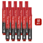 1/10/20pcs 2mm Red Blue Ink Black Permanent Marker Pens, Fine Tip, Waterproof, Quick Drying Drawing Pens Wood Stone Metal Glass