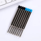 Metal Ballpoint Pen Press Tyle Business Fountain Pen with Blue/Black Ink Refill Students Gift Neutral Pen School Office Supplies
