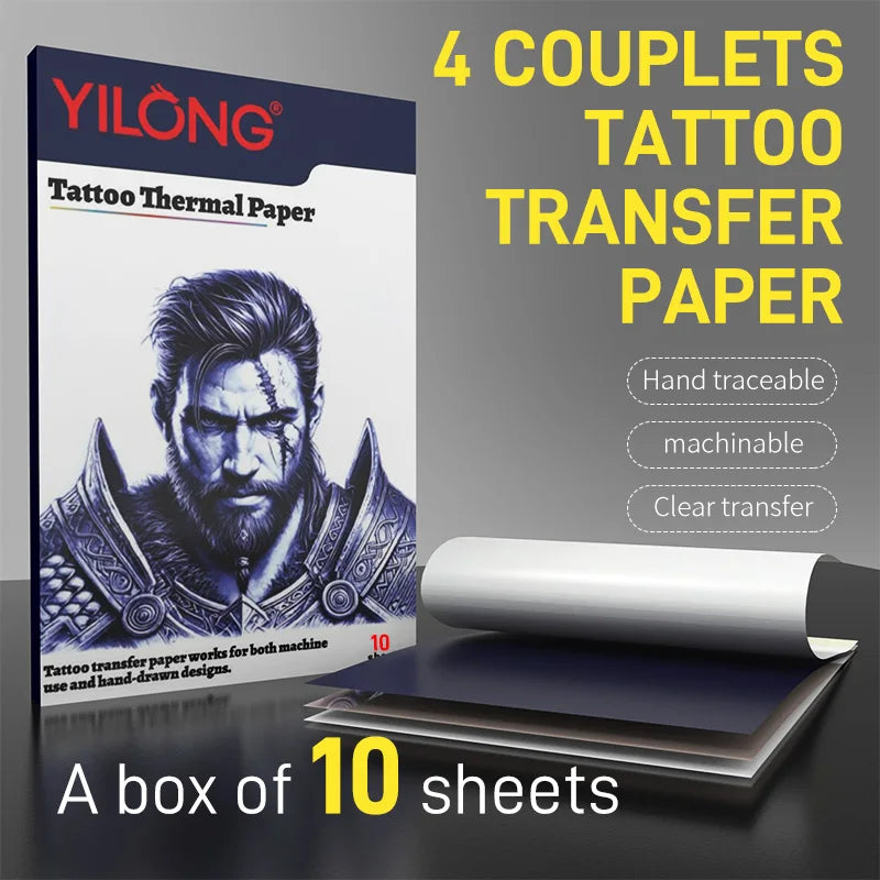 10/30/50/100Pcs Tattoo Transfer Pape A4 Size Stencil Paper Copy Paper Thermal Paper for Tattoo Transfer  Tattoo Supplies