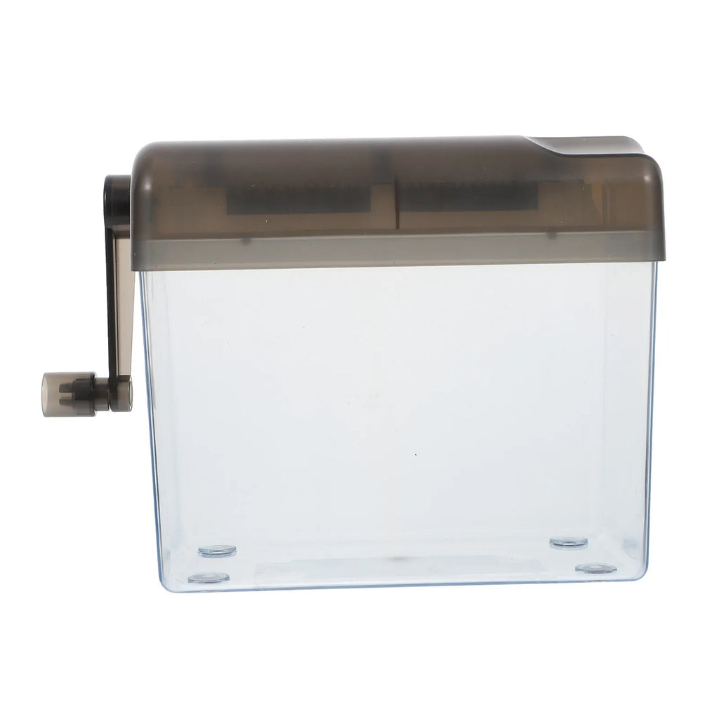 1Pcs Manual Shredder Mini Hand Operated Paper Cutter for Business Financial Records Confidential Document Shredding Office Use