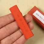 Japanese Sumi Ink Color Painting Ink Stick Landscape Drawing Red Orange Ink Block Calligraphy Writing Chinese Color Ink Ingots