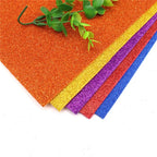 5Sheets 20*30cm Glitter Foam Paper Sparkles Paper for Children's Craft Activities DIY Cutters Handcraft Foam Paper Without Glue