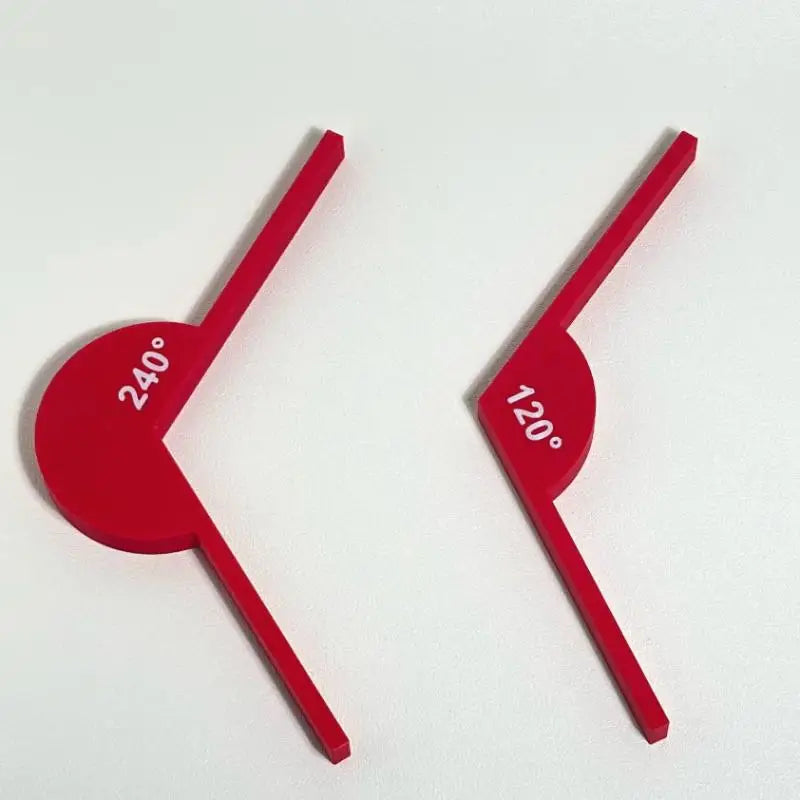 2/5Pcs Portable Geometric Angle Ruler Measuring Multifunctional Geometric Angle Teaching Auxiliary Props Tools