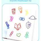 20Pcs Colourful Bookmark Holder Office Supplies Bookmark Holder Colourful Paperclip Cute Cartoon Paperclip Random Pattern